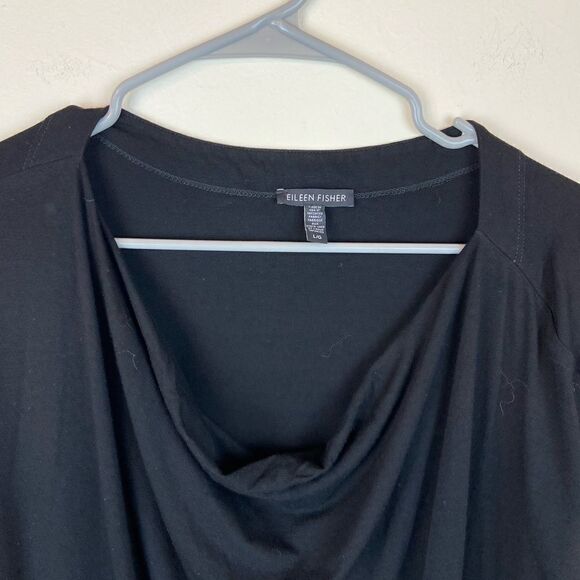 Eileen Fisher Short Sleeve Stretch Dress - Picture 6 of 6